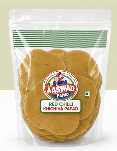 3 Inch Red Chilli Rice Papad