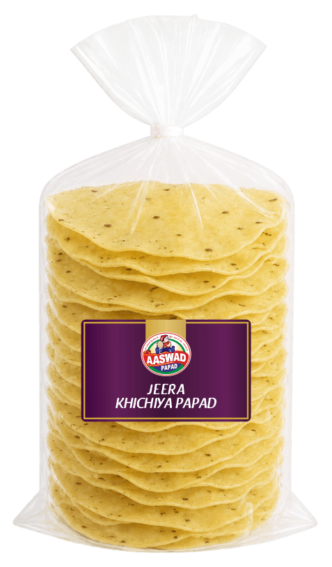 5 Inch Jeera Rice Papad
