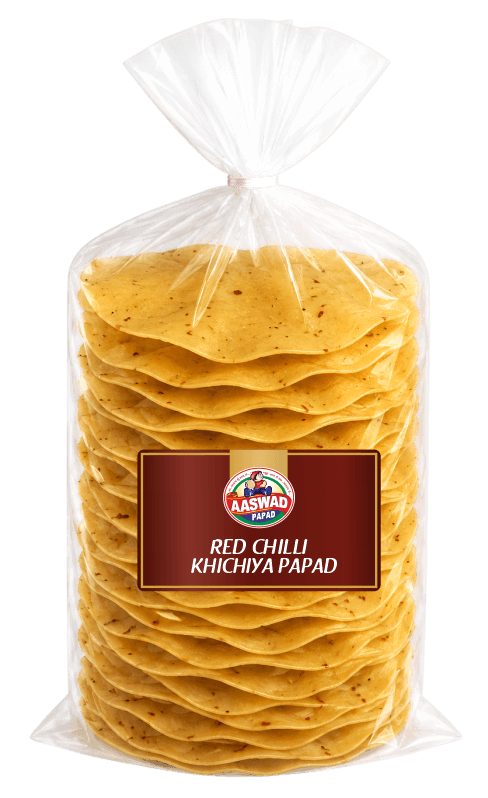 5 Inch Red Chilli Rice Papad